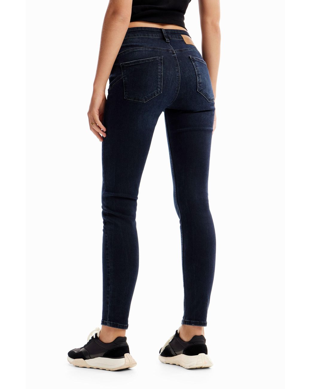 Desigual Blue Push-Up Skinny Jeans