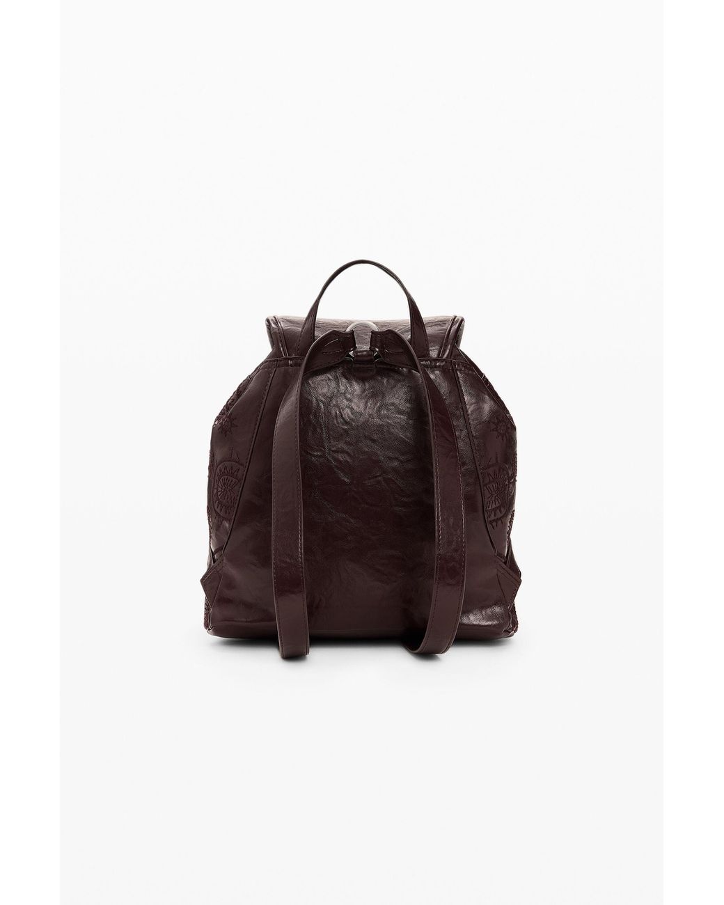 Desigual Red Small Leather-Effect Backpack, Polyurethane
