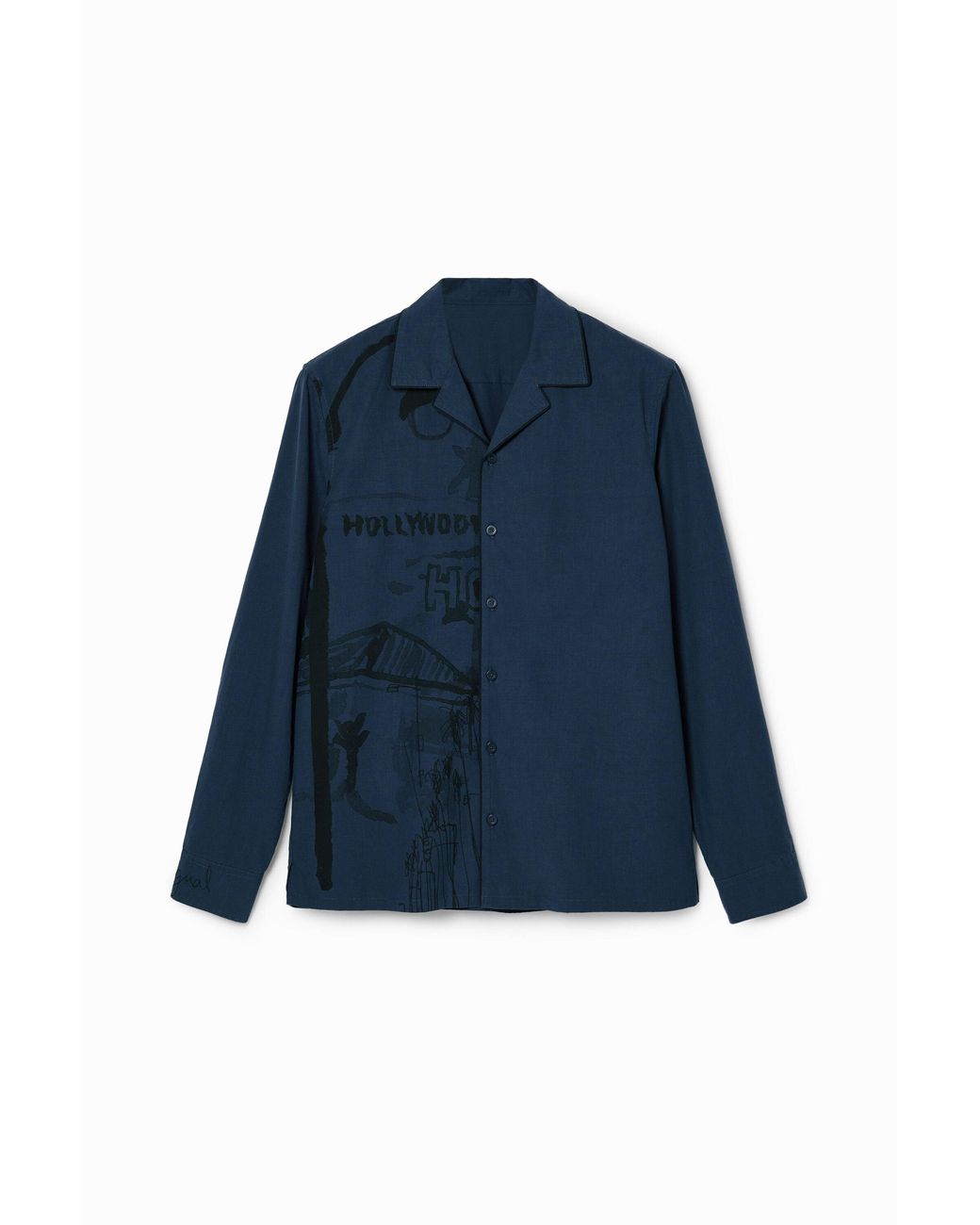 Desigual Blue Pyjama-Style Shirt for men
