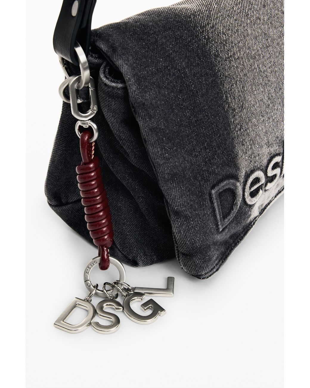 Desigual Black Medium Denim Bag