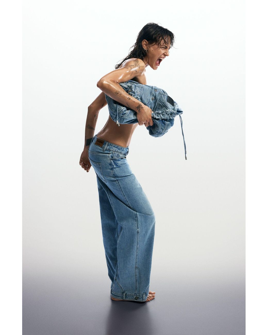 Borsa Media di Desigual in Blue