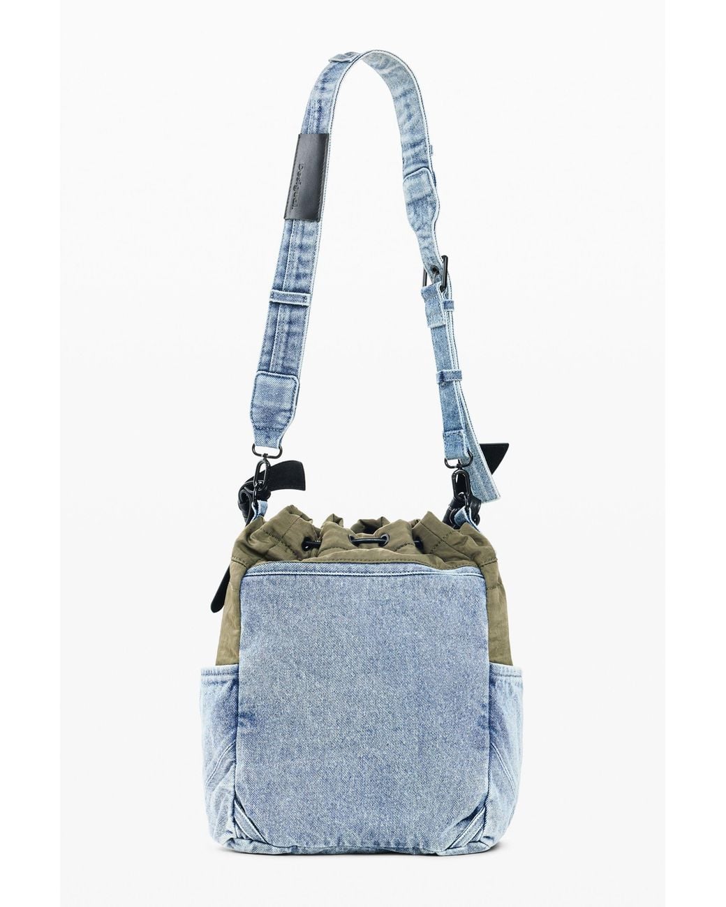 Desigual Blue Medium Combined Denim Backpack