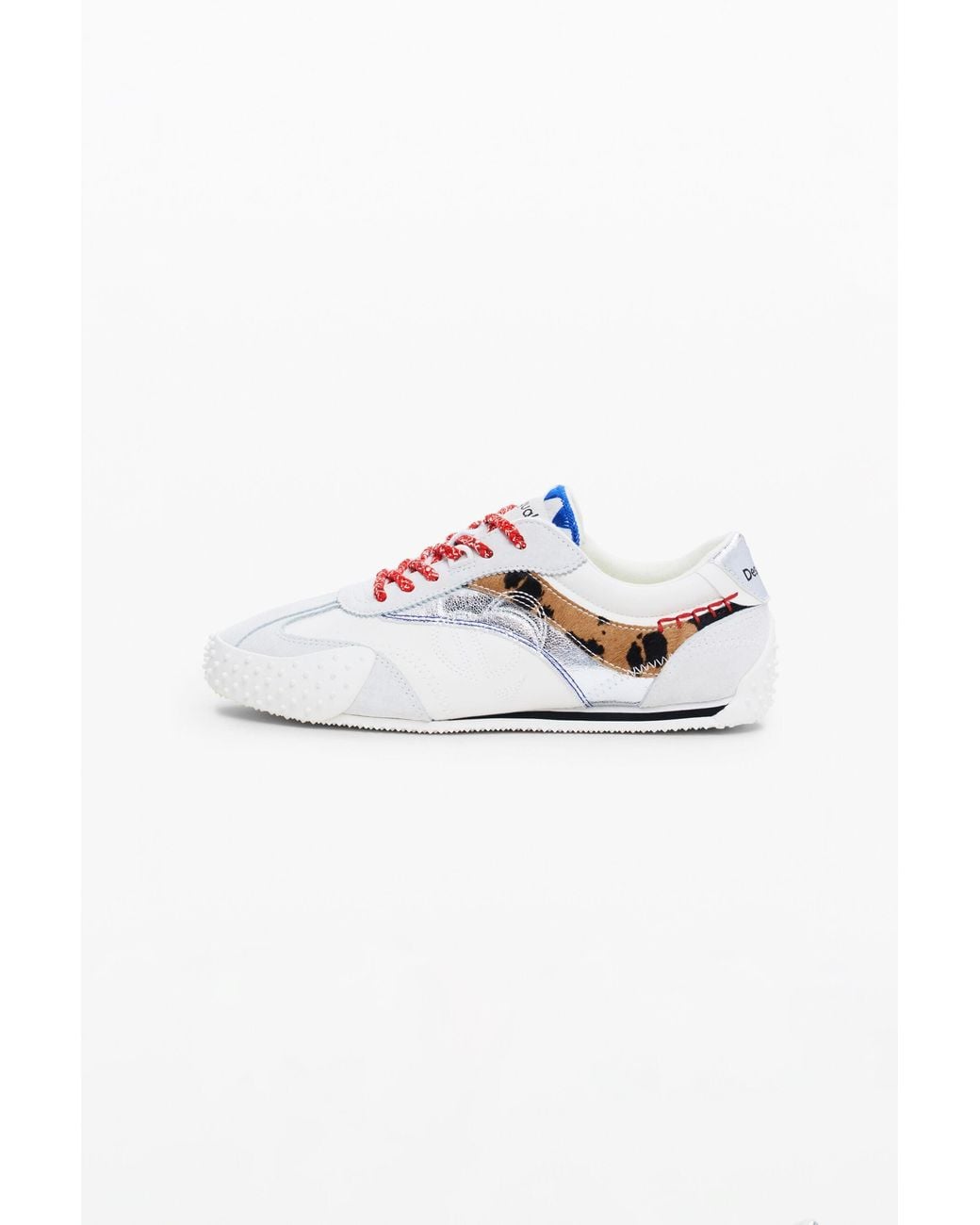 Desigual White Combined Retro Sneakers