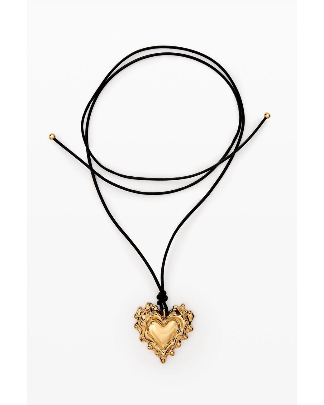 Desigual Metallic Heart Pendant Zalio