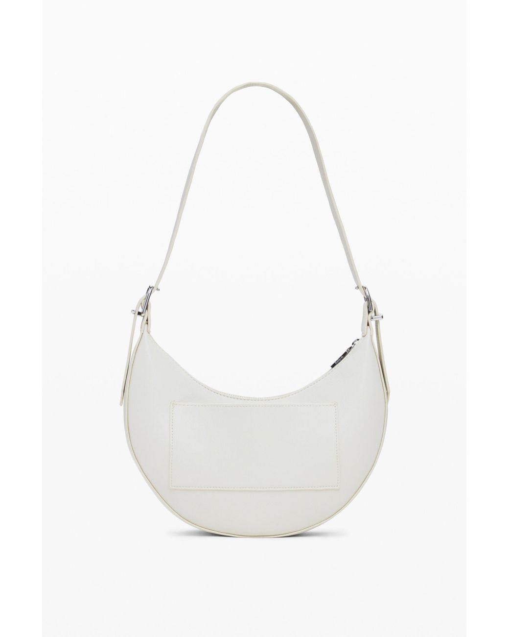 Desigual White Medium Perforated Bag, Polyurethane