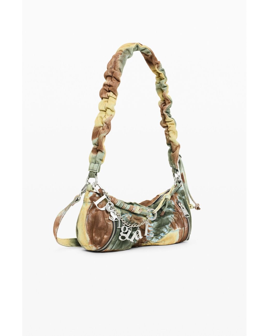 Desigual Metallic Small Bag, Cotton