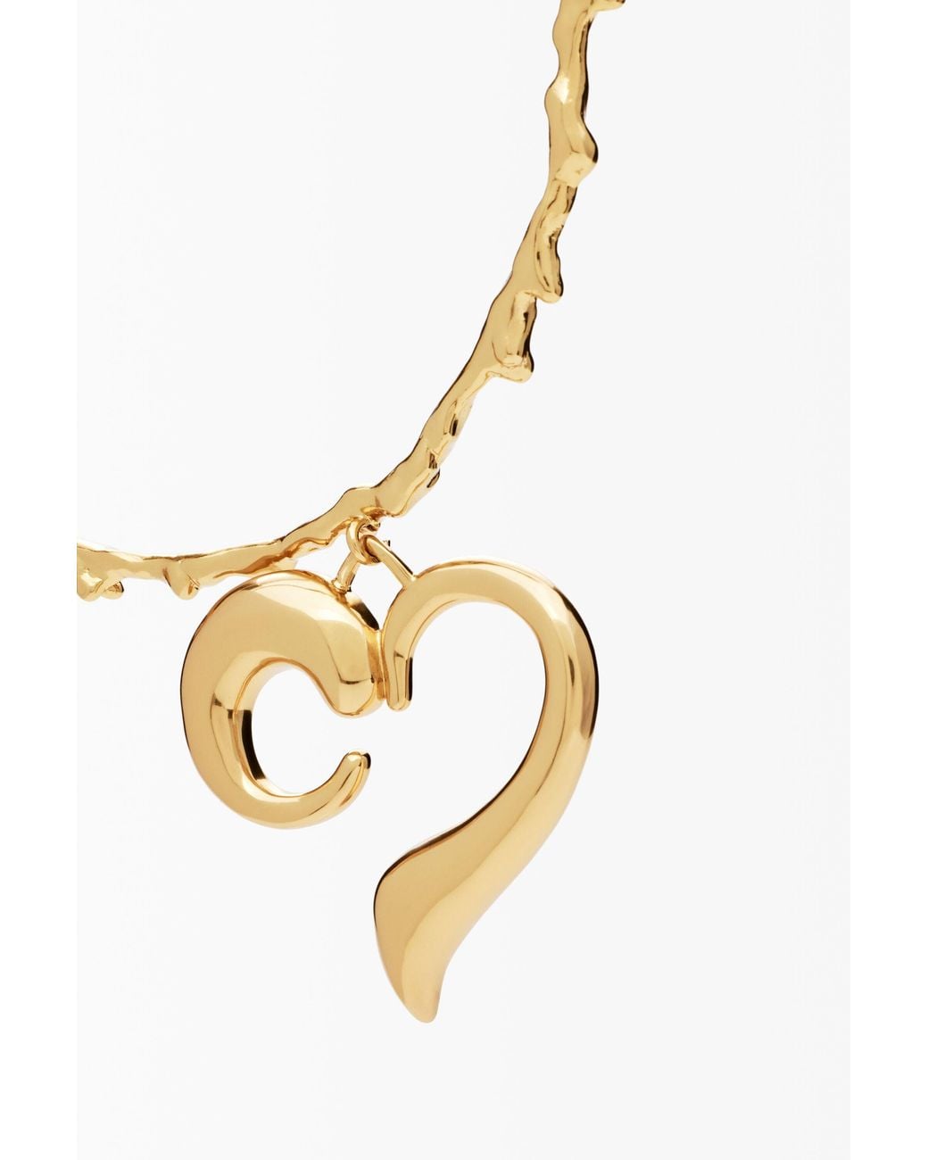 Desigual White Heart Pendant Zalio