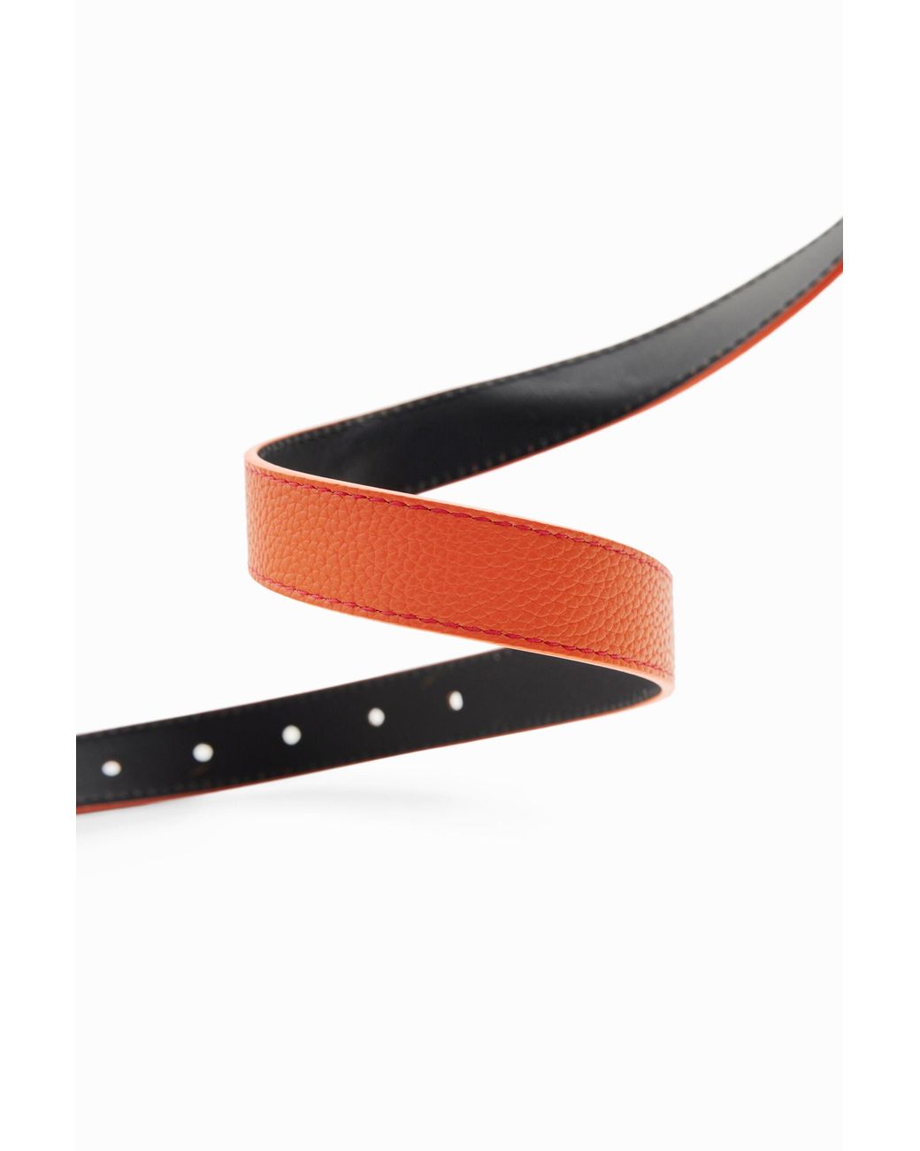 Desigual Red Contrasting Buckle Belt