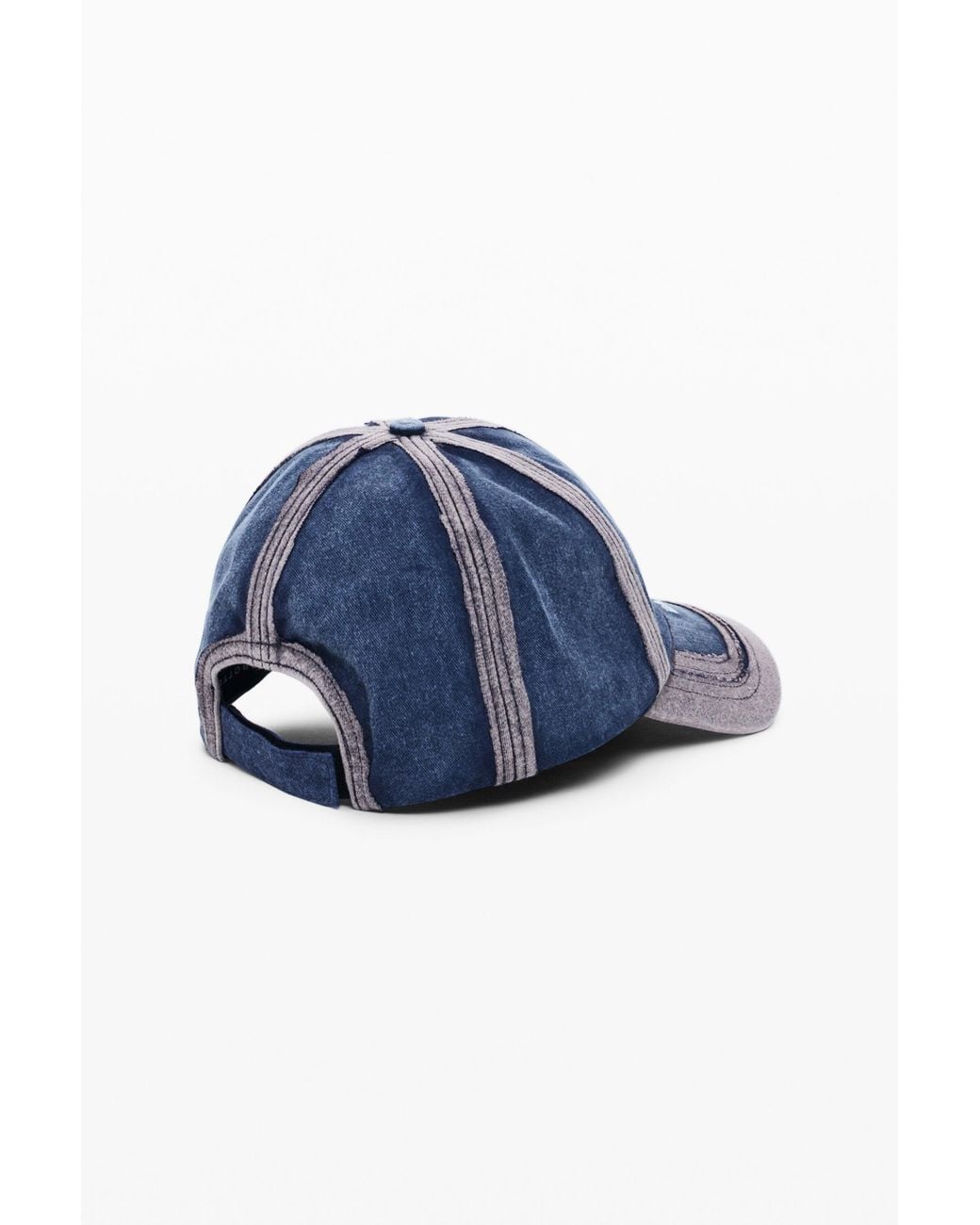 Desigual Blue Embroidered Cap "I Love Barcelona" Botter, Cotton