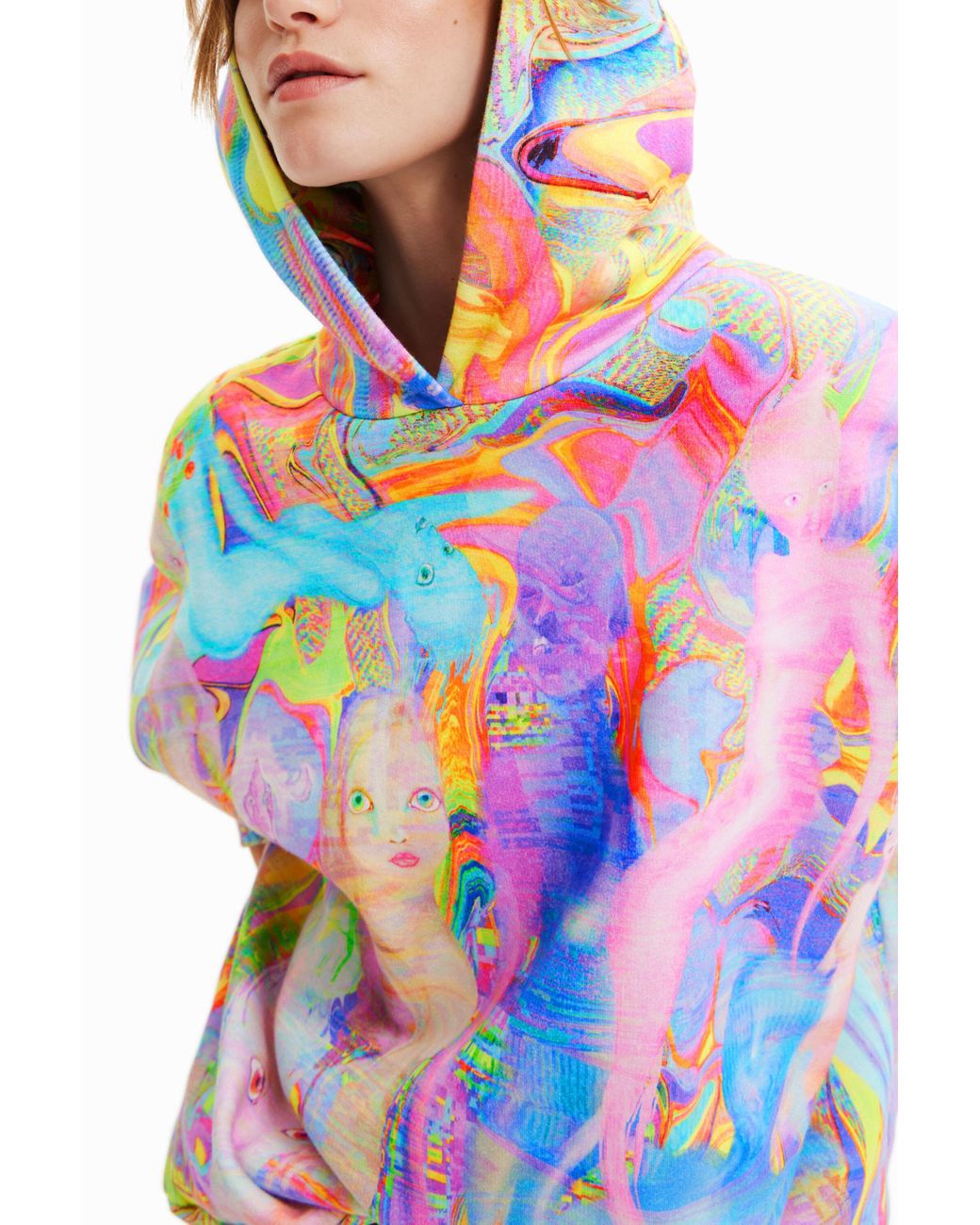 Desigual María Escoté Oversize Spirits Hoodie, Cotton | Lyst UK Desigual María Escoté Oversize Spirits Hoodie, Cotton | Lyst UK
