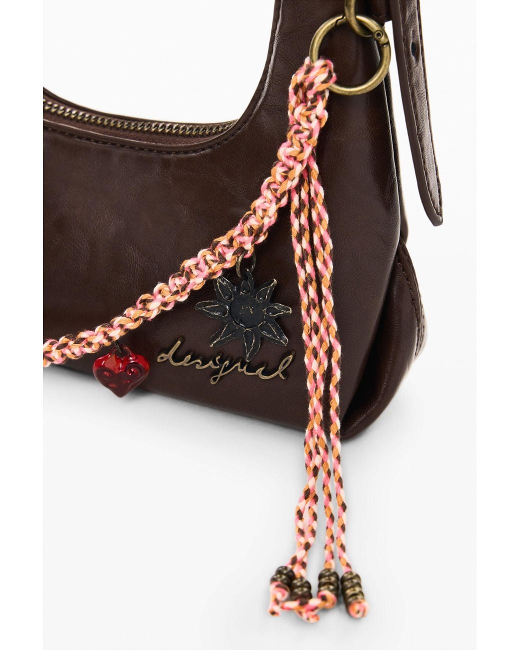 Desigual White Small Bag, Polyurethane