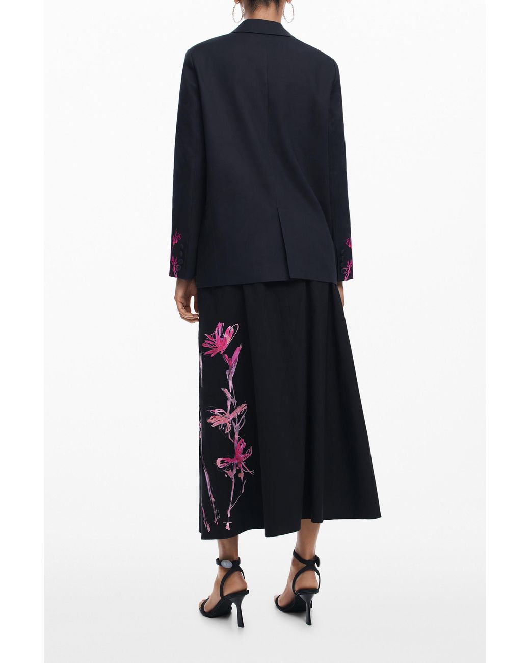 Desigual Blue Orchid Blazer, Cotton