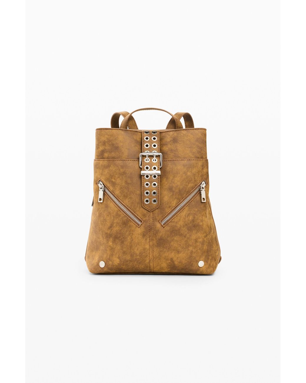 Desigual Natural Mini Small Backpack, Polyurethane