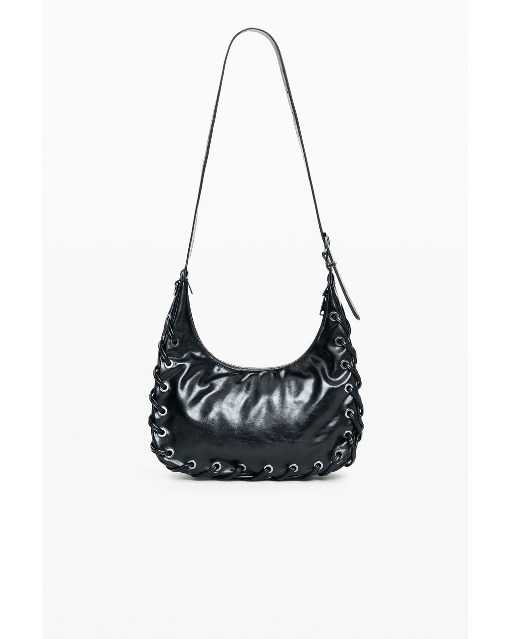 Desigual Black Small Faux Leather Bag, Polyurethane