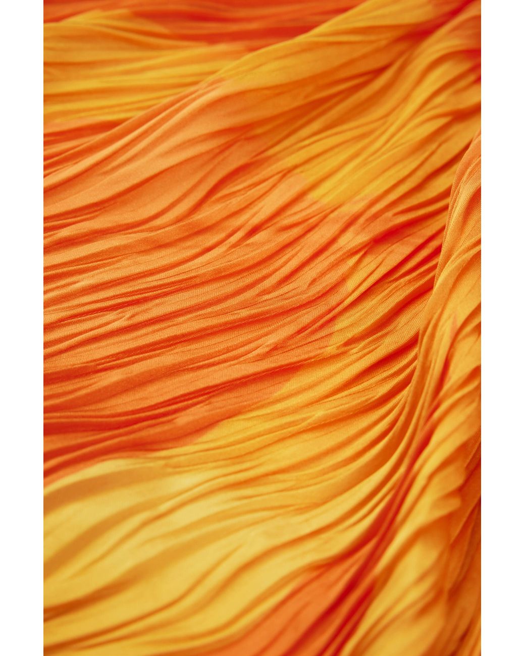 Desigual Orange Logo Scarf, Polyester