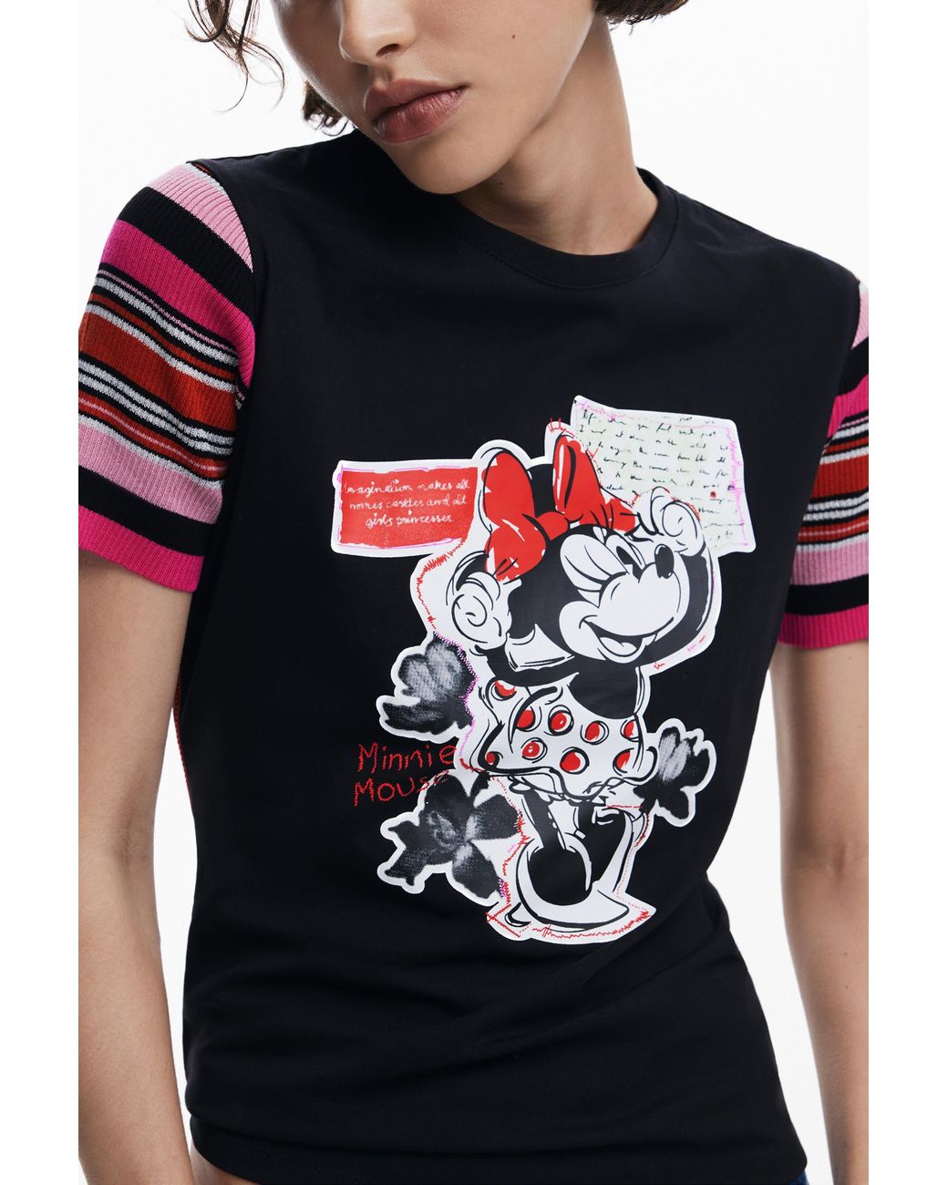 Desigual Blue Minnie Mouse T-Shirt