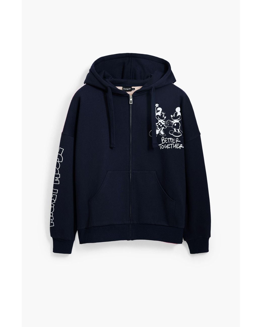Desigual Blue Mickey Mouse Sweatshirt