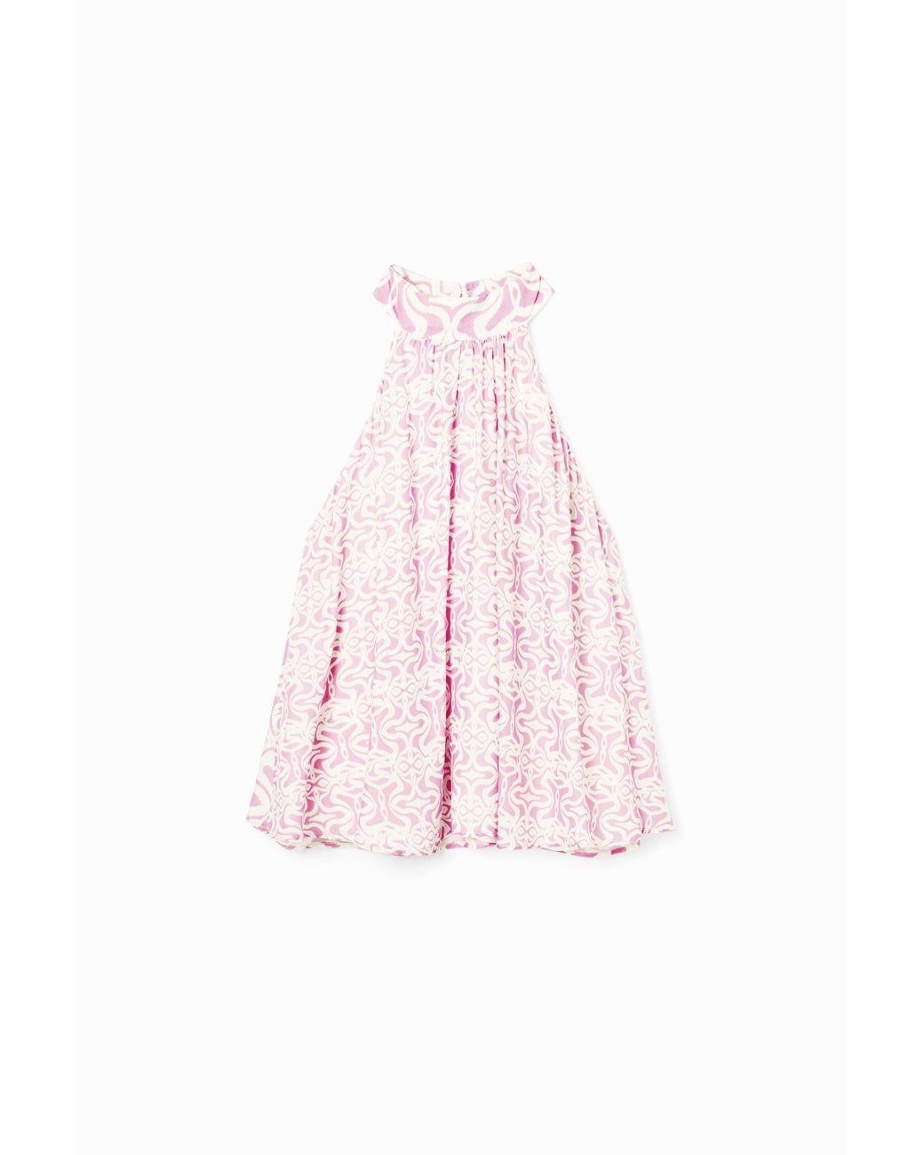 Desigual Pink Halter Border Blouse, Viscose