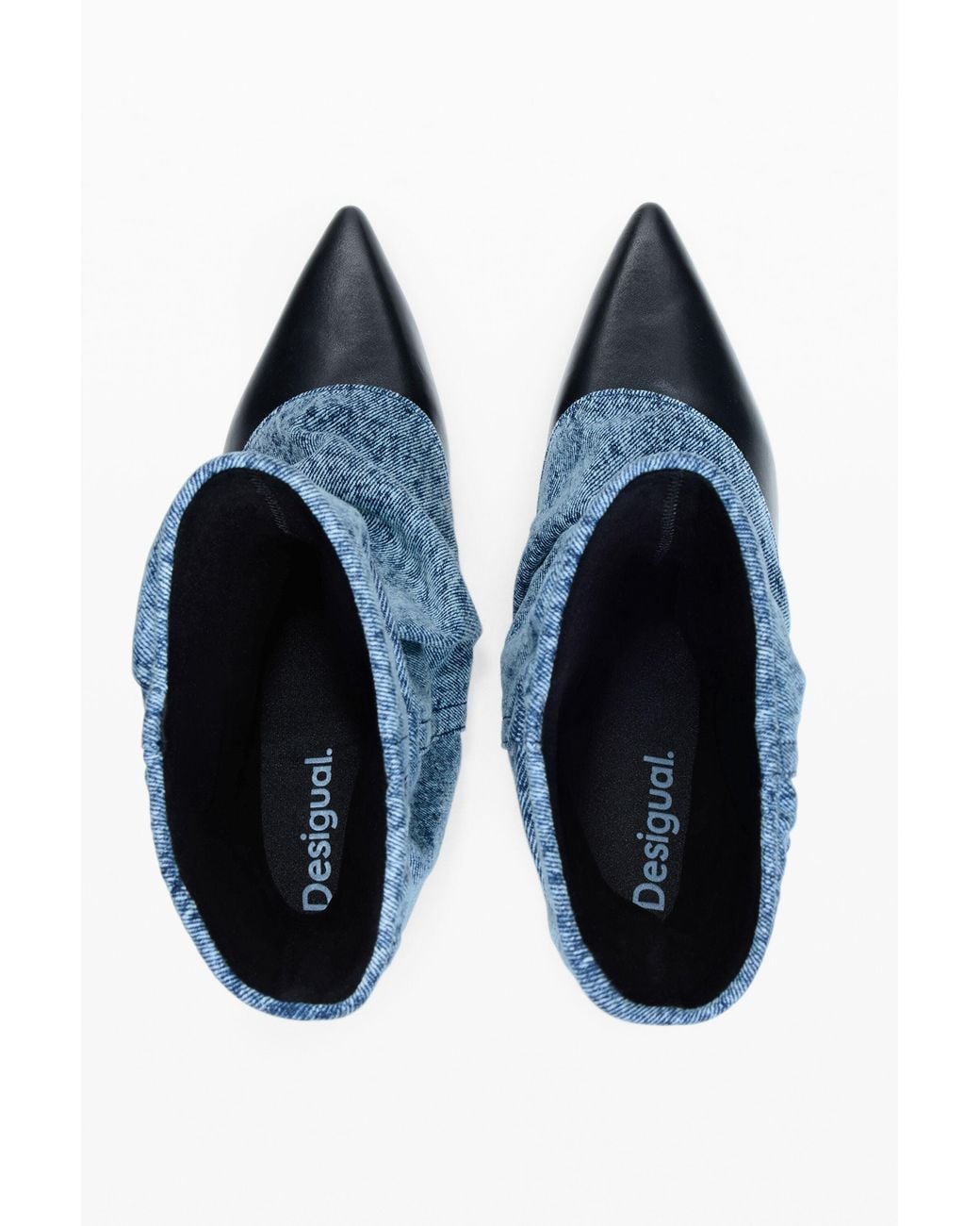 Desigual Blue Cowboy Heeled Boots