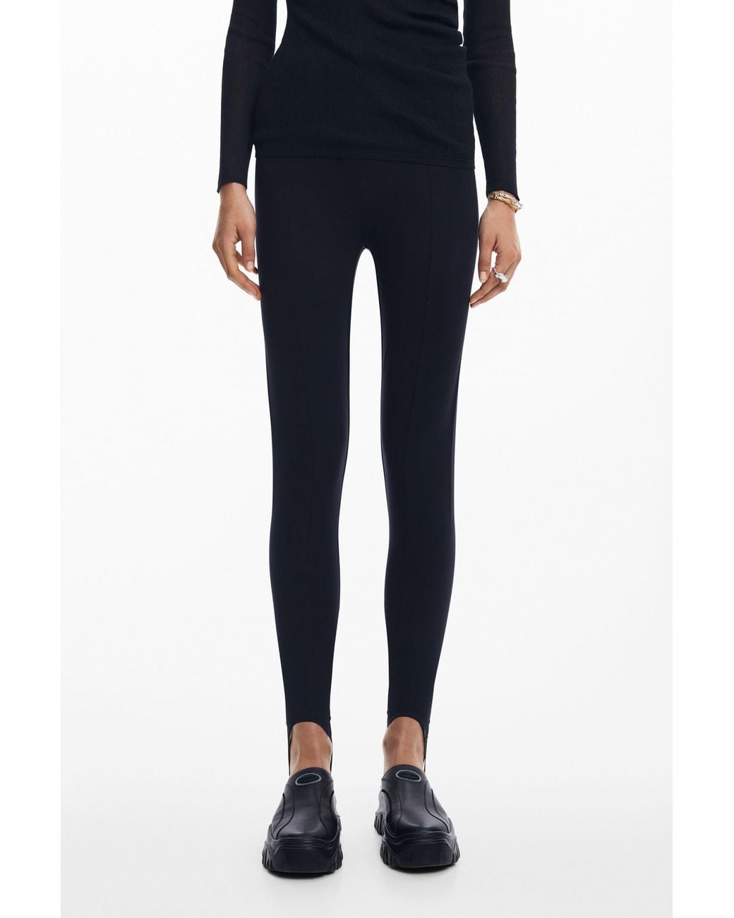 Desigual Blue Fusseau Leggings M.Christian Lacroix
