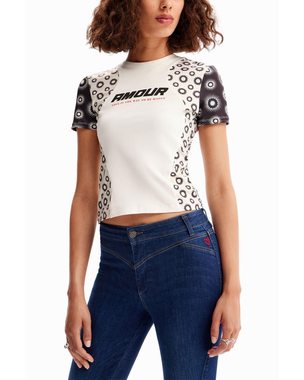 Desigual Blue Push-Up Skinny Jeans, Cotton