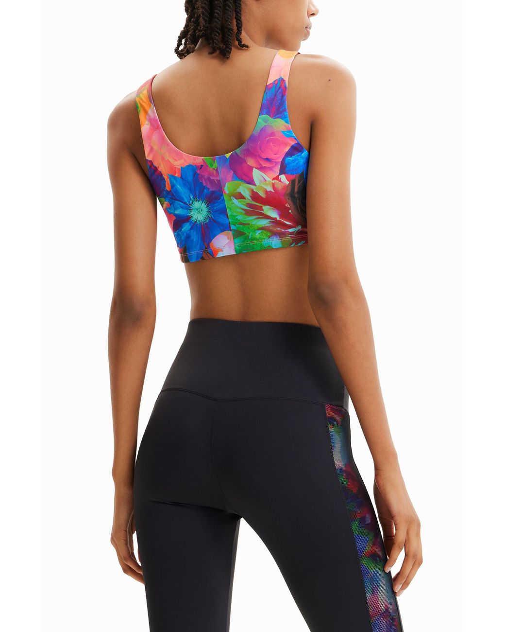 Desigual Multicolor Floral Sport Top