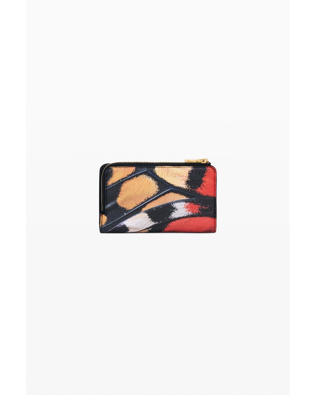 Desigual Blue Medium Printed Wallet, Polyurethane