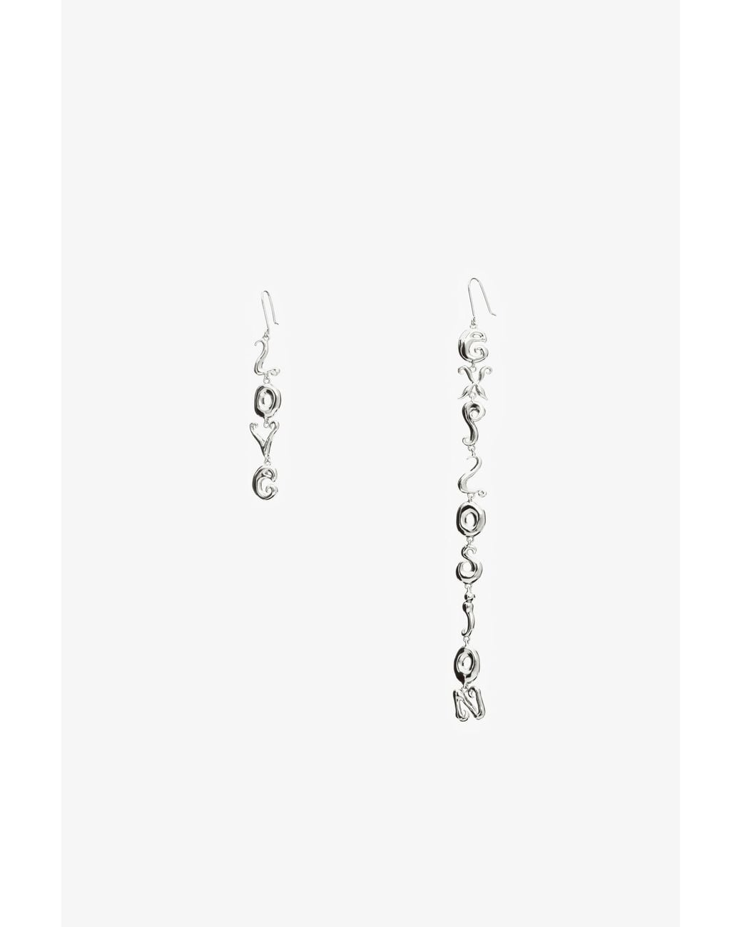 Desigual Pink Earrings Love Explosion
