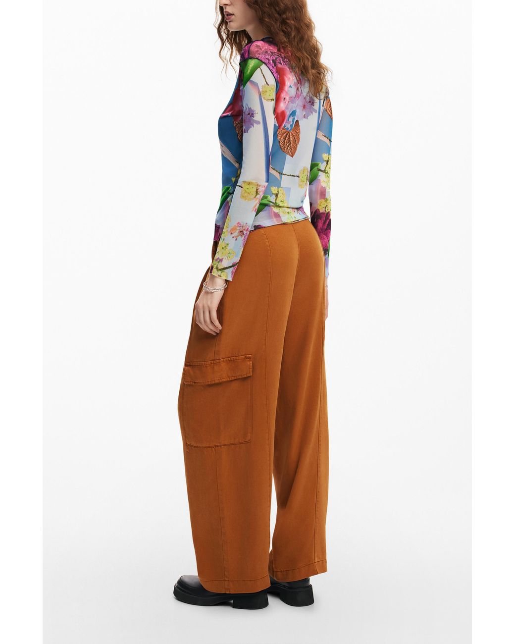 Desigual Multicolor Printed T-Shirt M. Christian Lacroix, Polyester