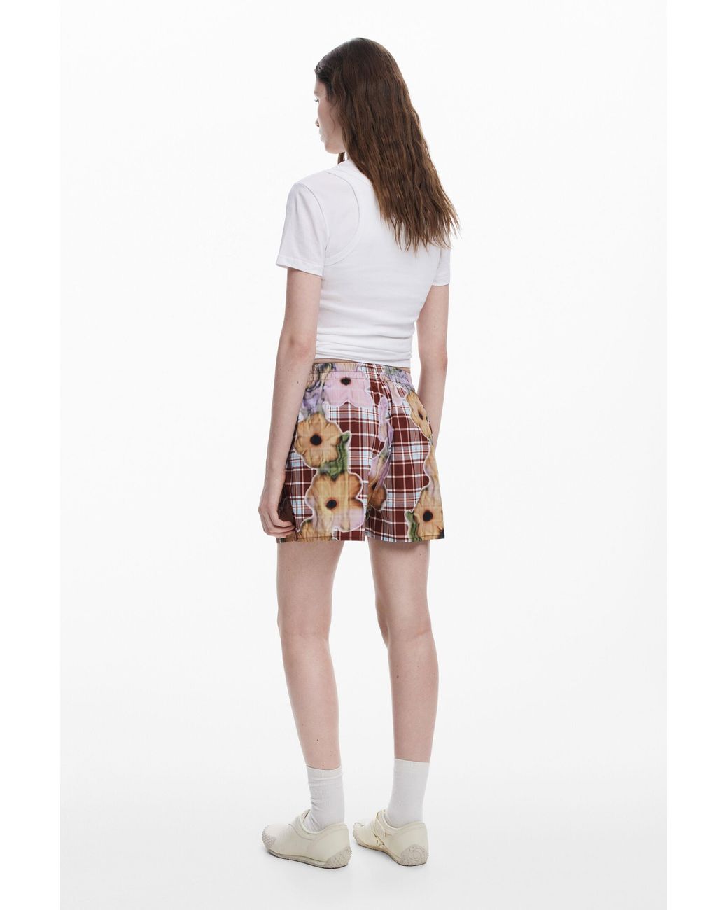 Desigual Red Collina Strada Boxer Bermuda, Cotton
