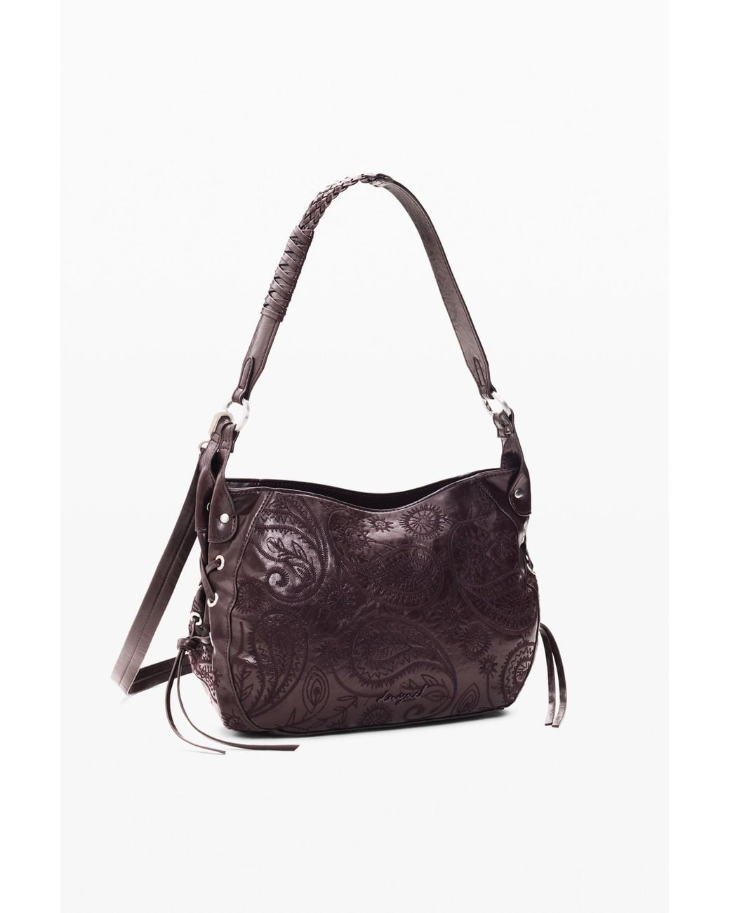 Desigual Purple Medium Shoulder Bag, Polyurethane