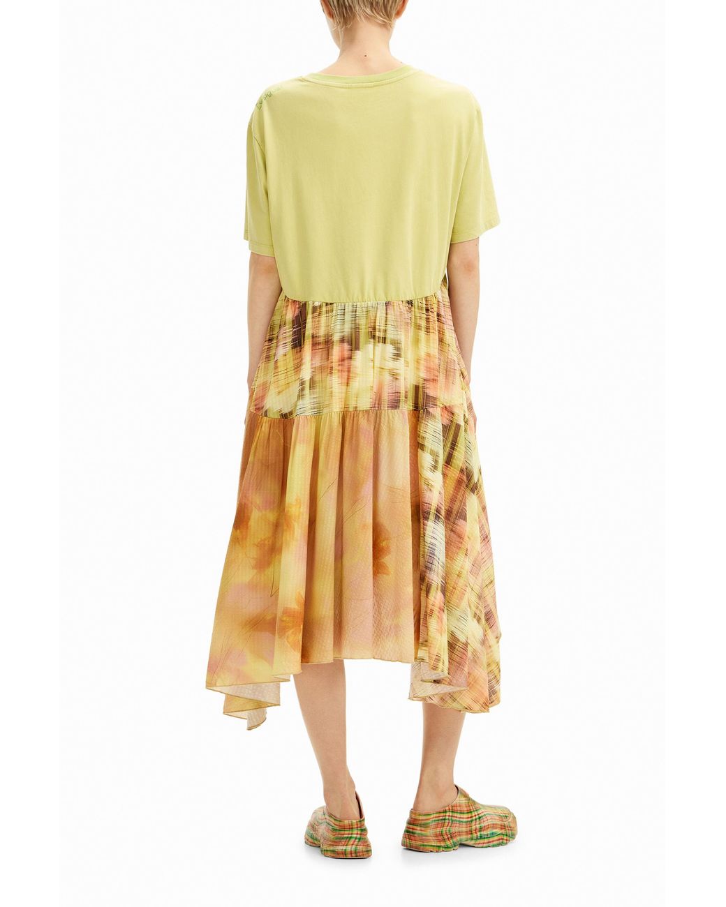 Desigual Yellow Collina Strada Fairy Dress