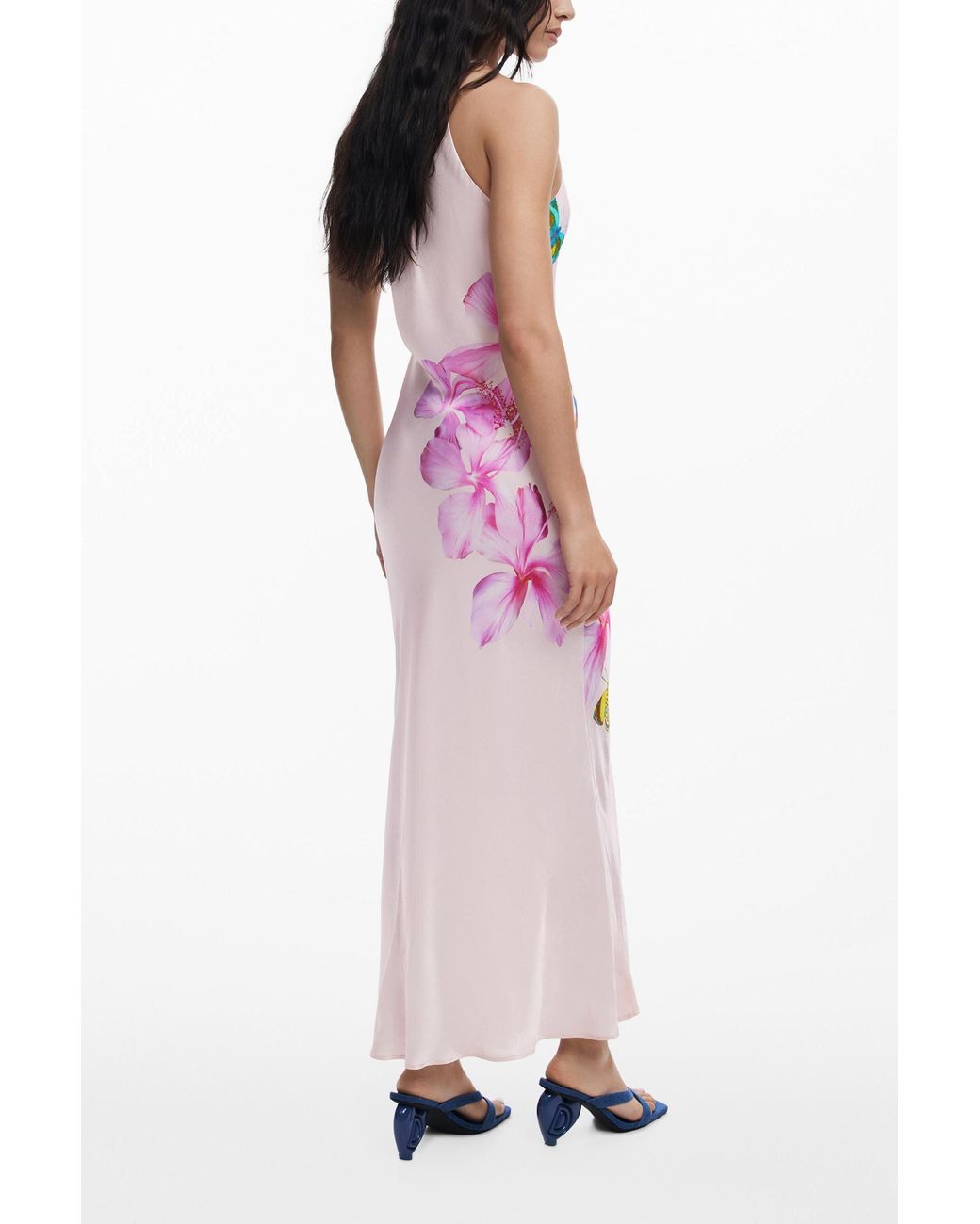 Desigual White Dress Designed By Mr. Christian Lacroix, Viscose