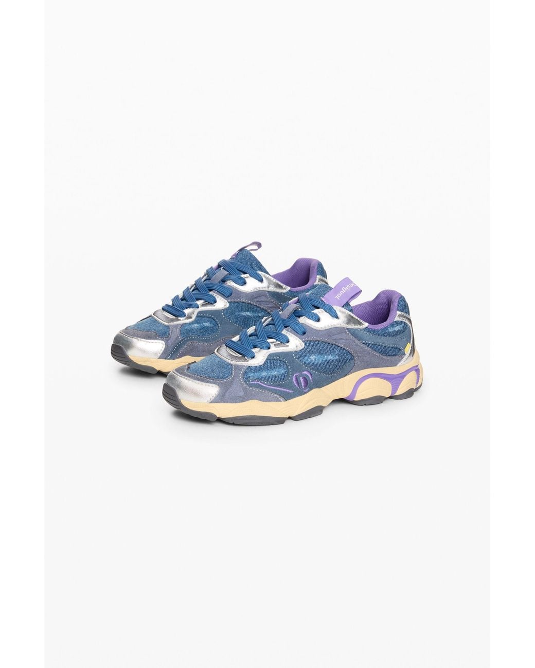 Desigual Blue Low-Top Sneakers