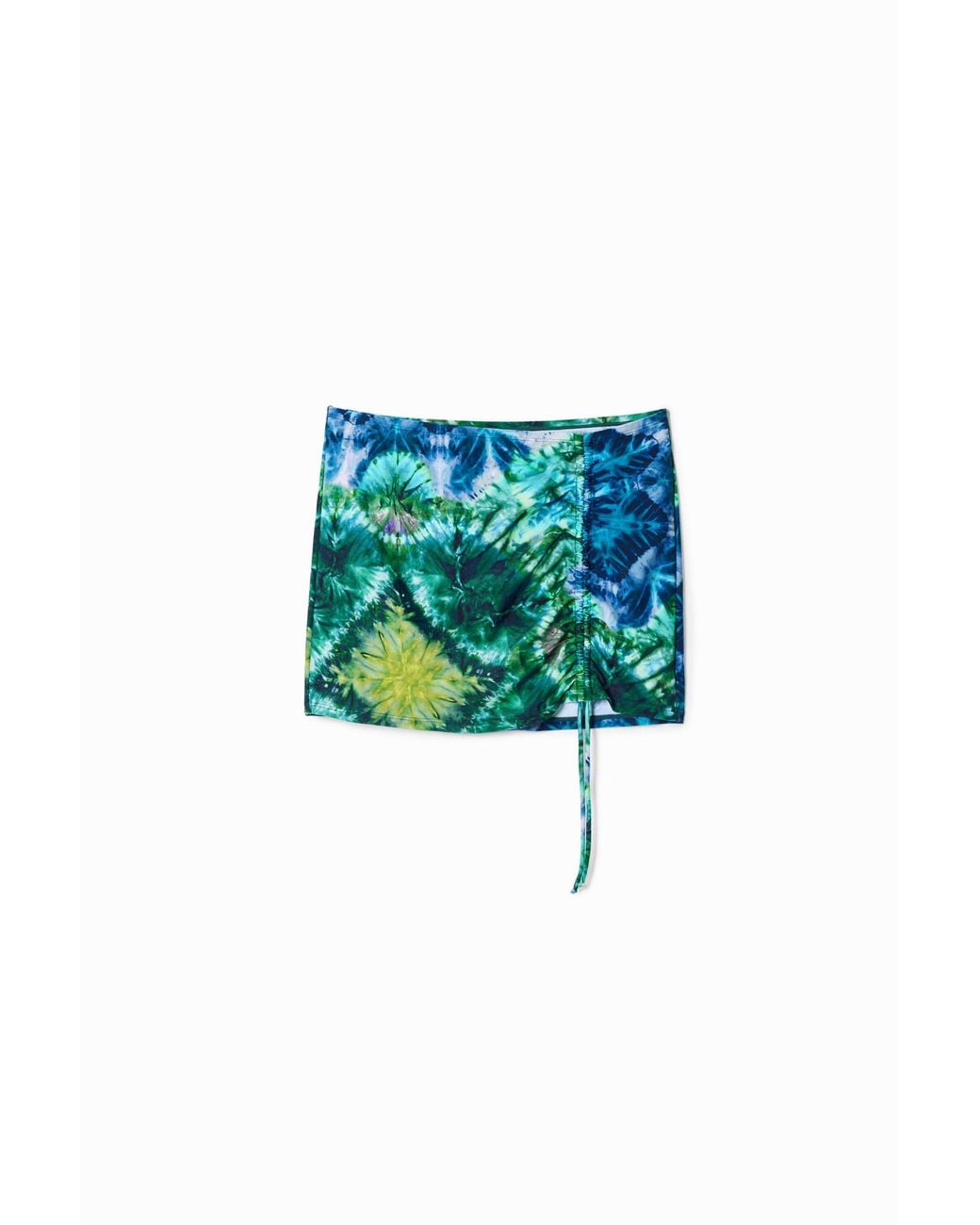 Desigual Blue Tie-Dye Mini Skirt