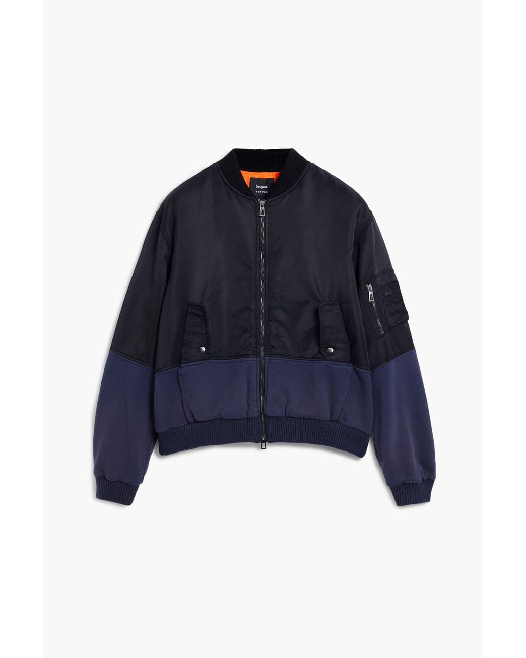 Desigual Blue Bomber Jacket Botter