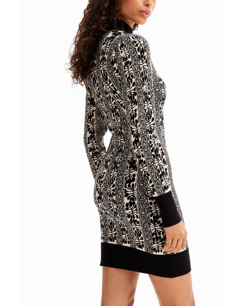 Desigual Black M. Christian Lacroix Short Knit Dress