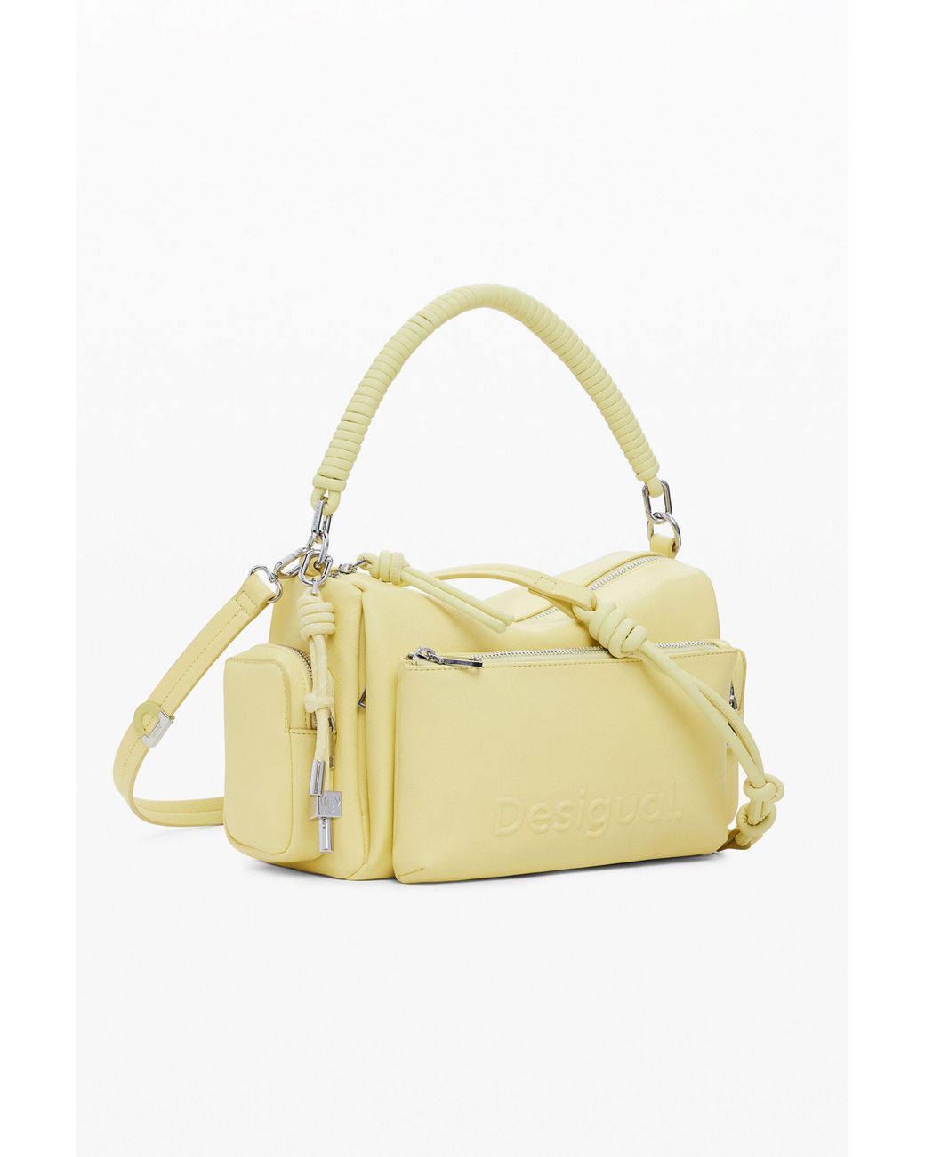 Desigual Metallic Medium Logo Bag