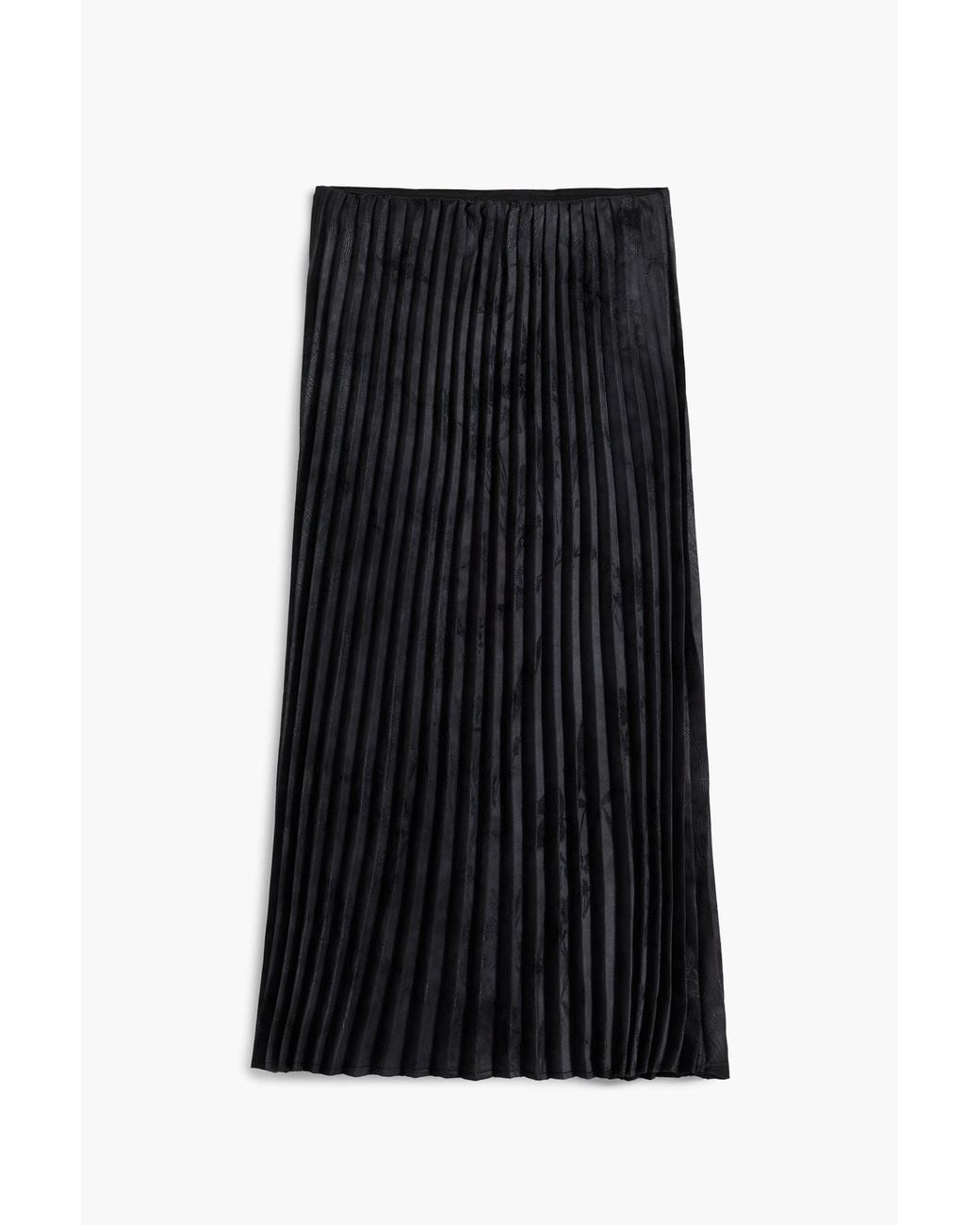 Desigual Blue Pleated Midi Skirt