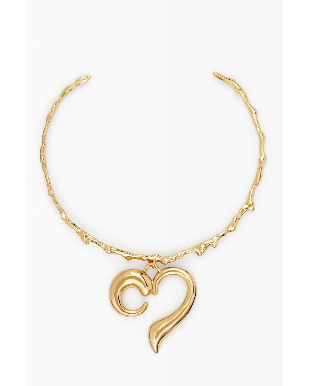Desigual White Heart Pendant Zalio