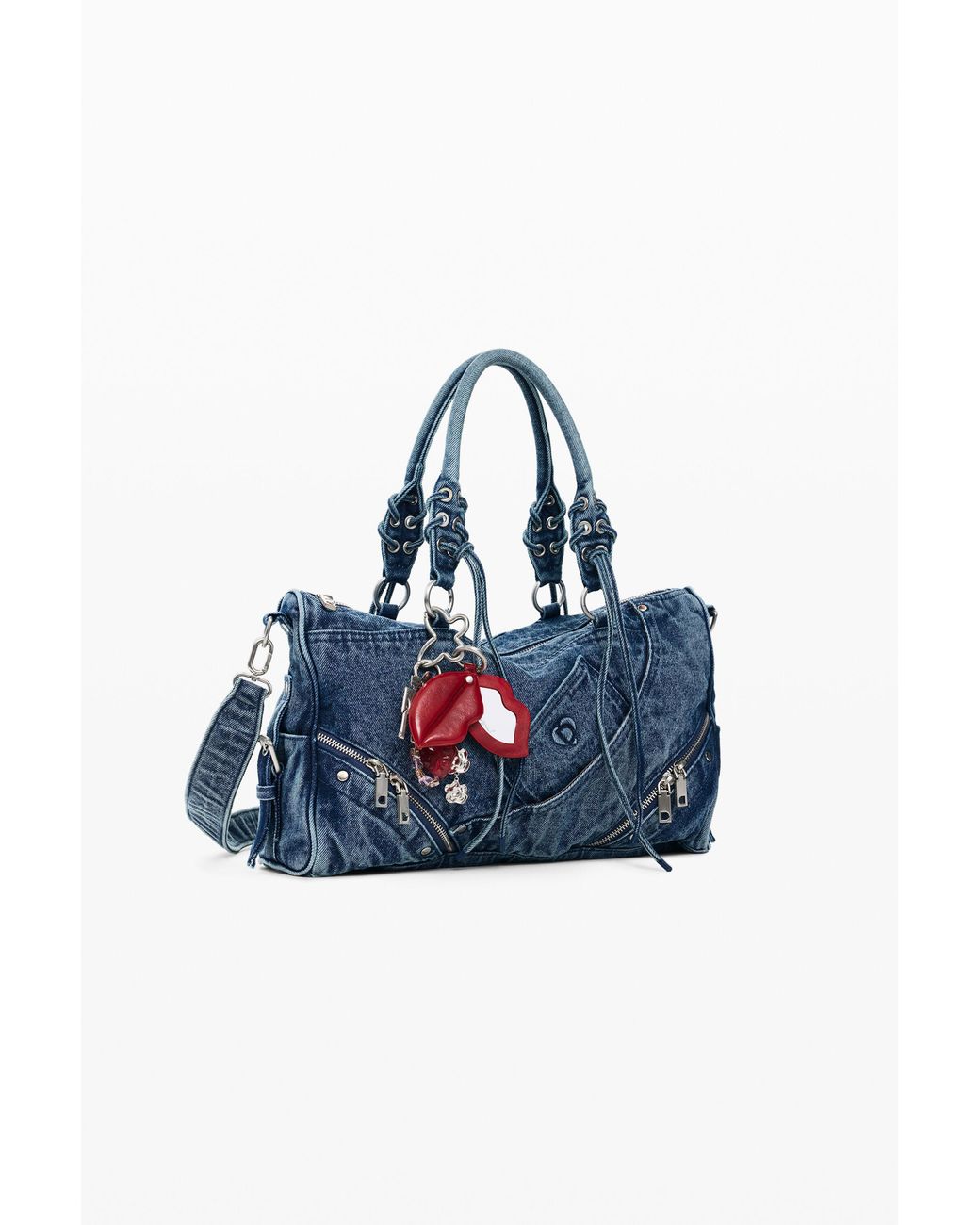 Desigual Blue Medium Bag, Cotton