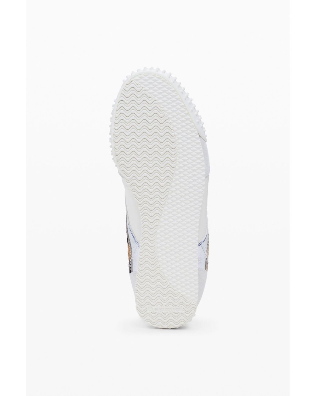 Desigual White Combined Retro Sneakers