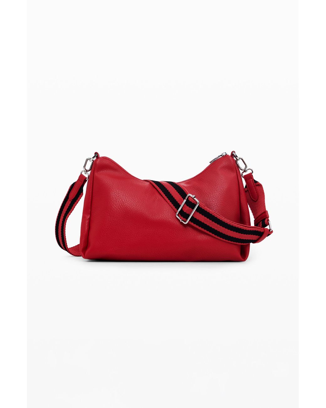 Desigual Red S Logo Bag, Polyurethane