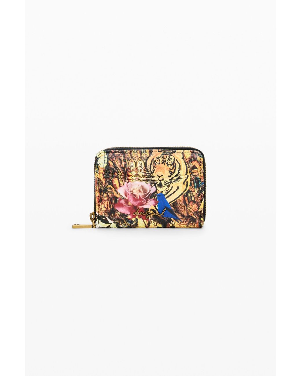 Desigual White Printed Wallet M C Lacroix, Polyurethane