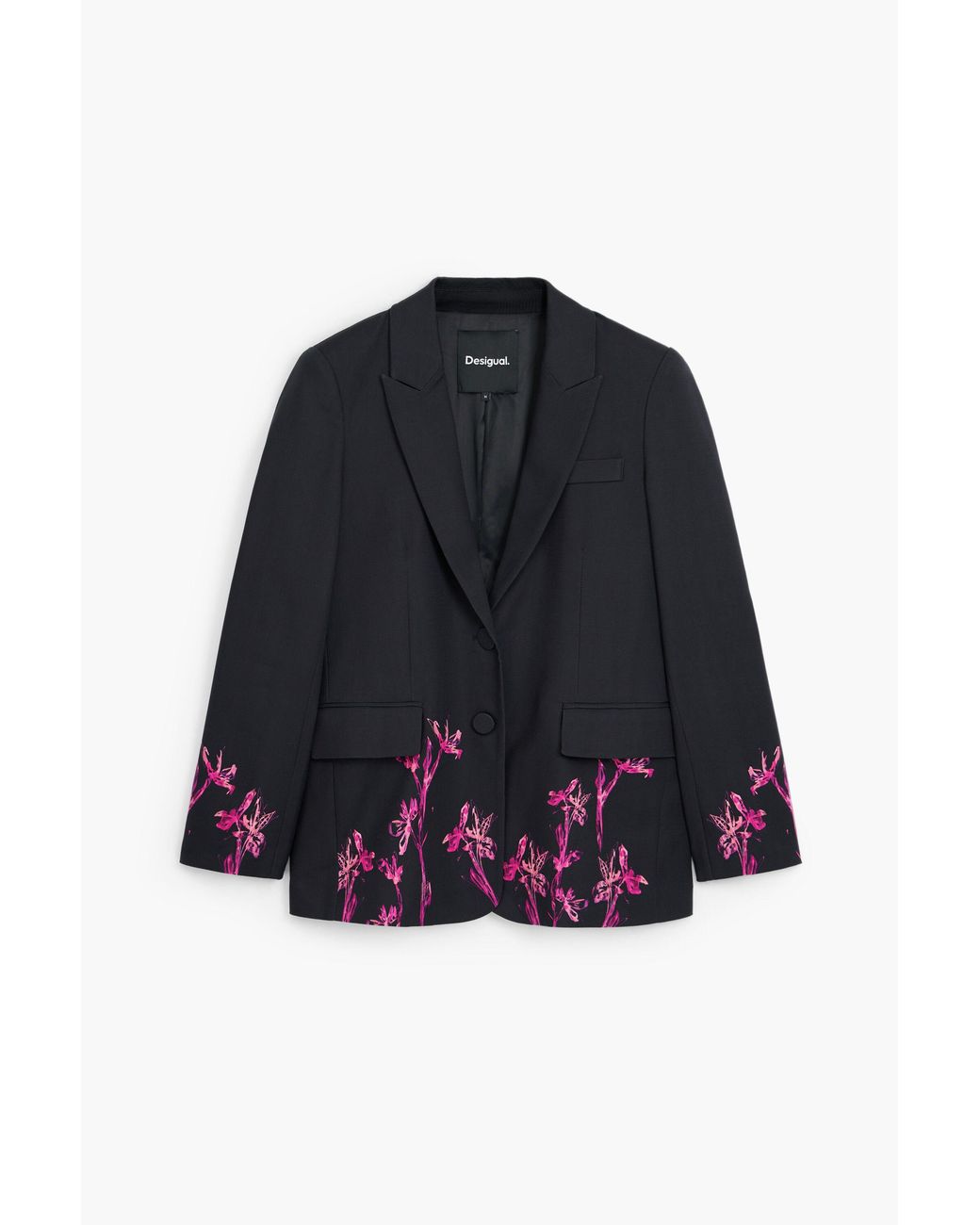 Desigual Blue Orchid Blazer, Cotton