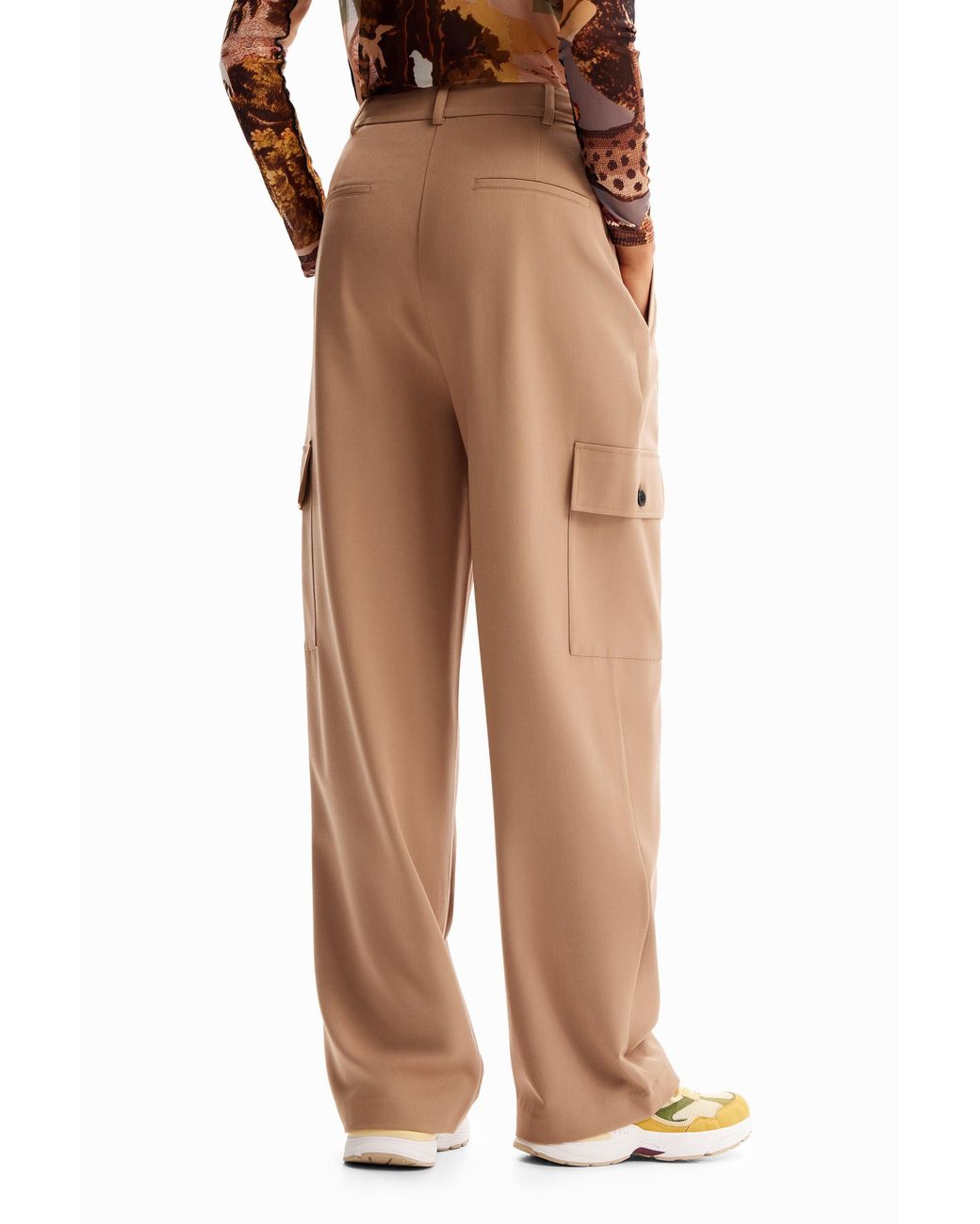 Desigual Brown M. Christian Lacroix Tailored Trousers