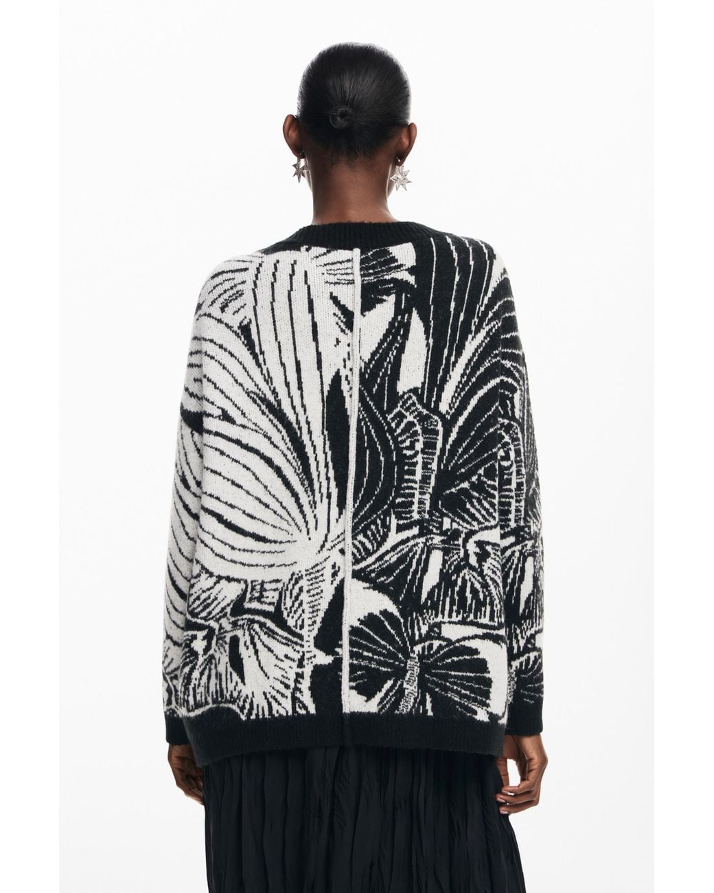 Desigual Black Printed Cardigan