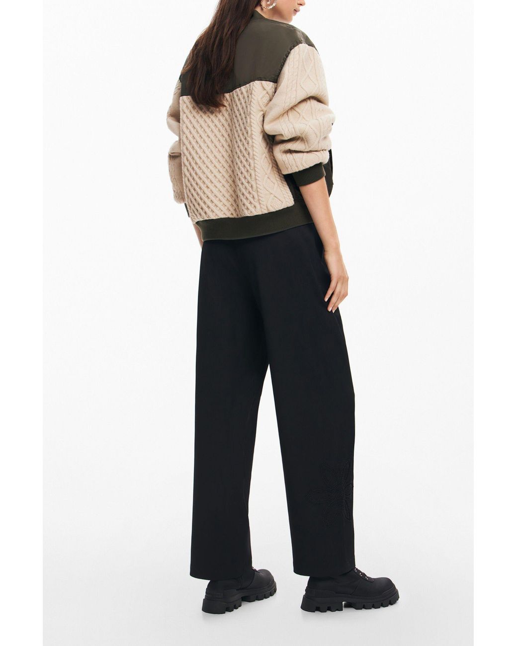 Desigual Black Bomber Jacket