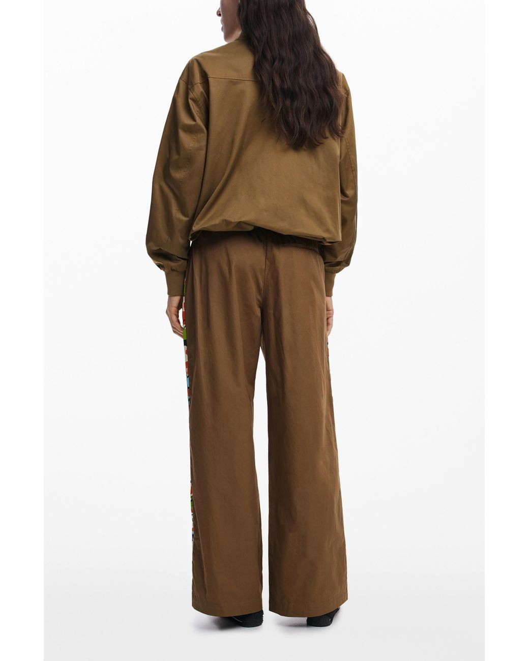 Desigual Brown Jacket Designed By Mr. Christian Lacroix