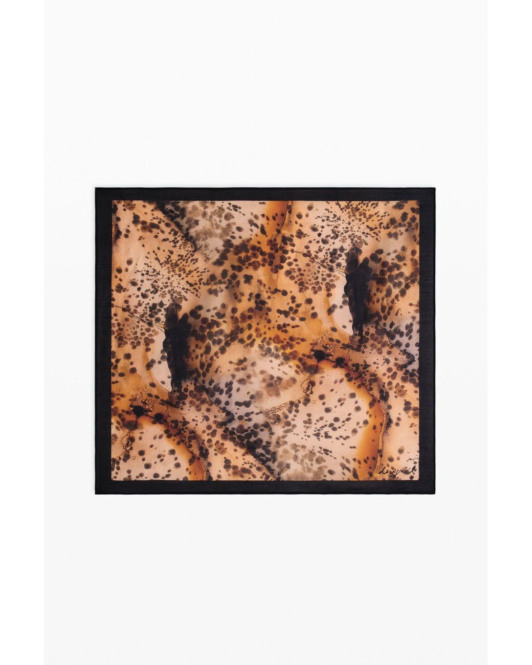 Desigual Brown Honey Scarf